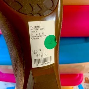 Naturalizer flat brown shoe size 11